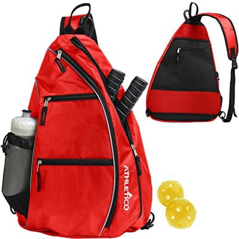 Sling Bag - Crossbody Backpack for Pickleball, Tennis, Racketball, and Travel Amazon.com : Athletico Sling Bag - Crossbody Backpack for  main image 2