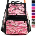 thumbnail image 1 of Athletico Youth Baseball Equipment Backpack (Pink Camo), 1 of 2