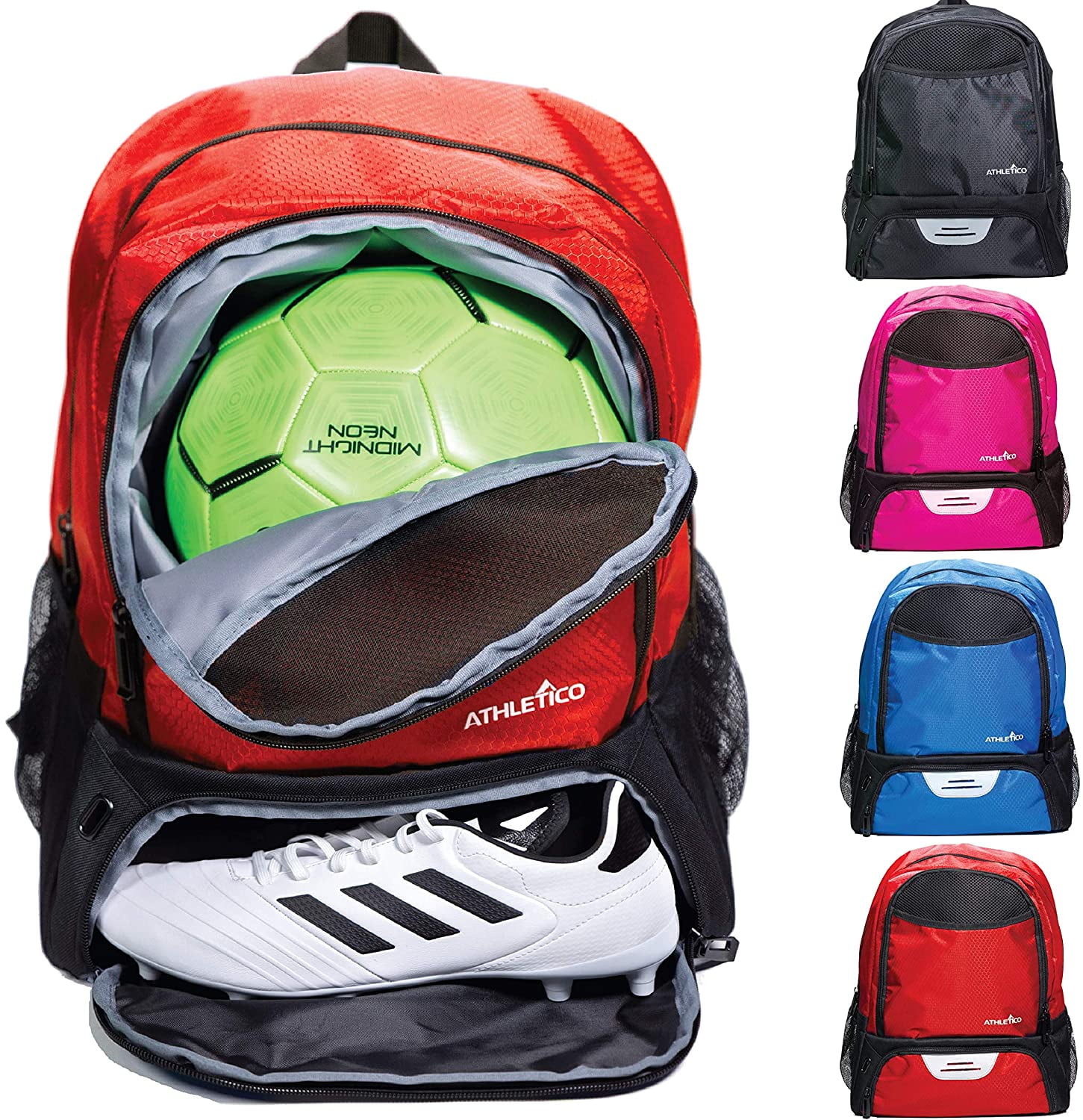  LARIPOP Boys Soccer Bag - Soccer Backpack, Colorful