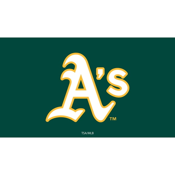 Athletics 28" x 16" Logo Indoor/Outdoor Trapper Mat