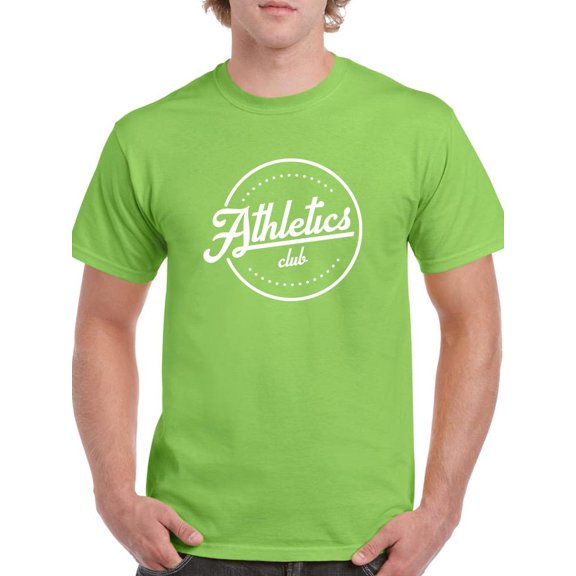 Athletics Club Rubber Seal Style T-Shirt Men -Image by Shutterstock, Male Large