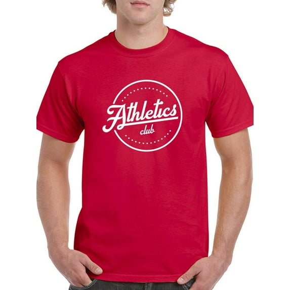 Athletics Club Rubber Seal Style T-Shirt Men -Image by Shutterstock, Male Small