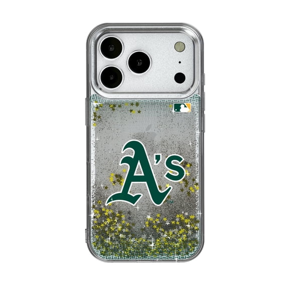 Athletics Linen Logo iPhone Glitter Case