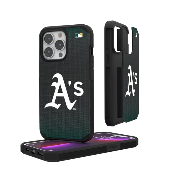 Athletics Linen Logo iPhone Rugged Case