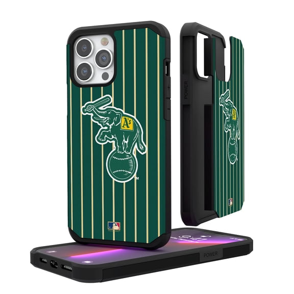 Athletics Pinstripe Cooperstown Design iPhone Rugged Case