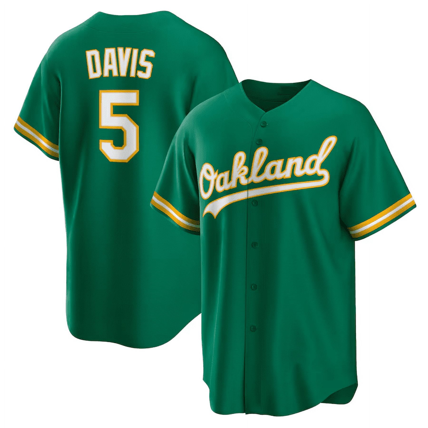 Athletics Youth Baseball Team JD_Davis 5 Classic Sports Short Sleeved