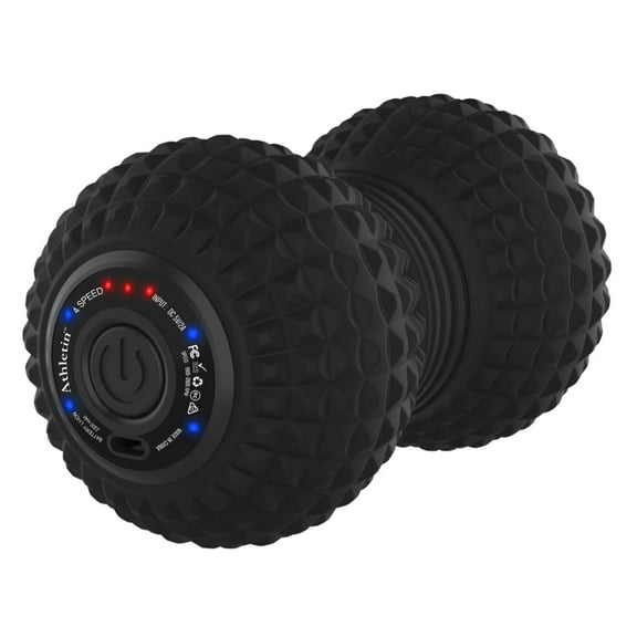 Athletin Vibrating Peanut Massage Roller - Deep Tissue Therapy for Plantar Fasciitis and Muscle Pain Relief