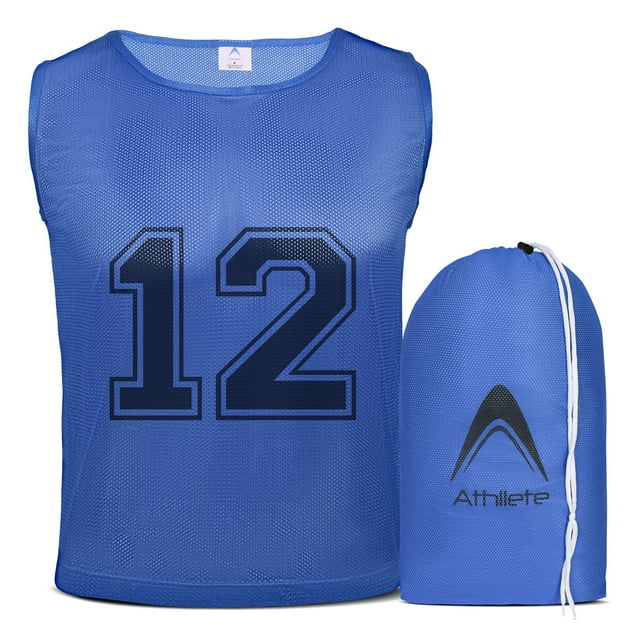 Athllete DURAMESH Set of 12 Scrimmage Vest/Pinnies/Team Practice