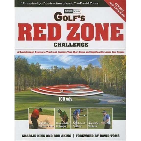 Athlon CTBL-RZONE2 Golfs Zone Challenge Book - Golf Instruction - Sports - Red