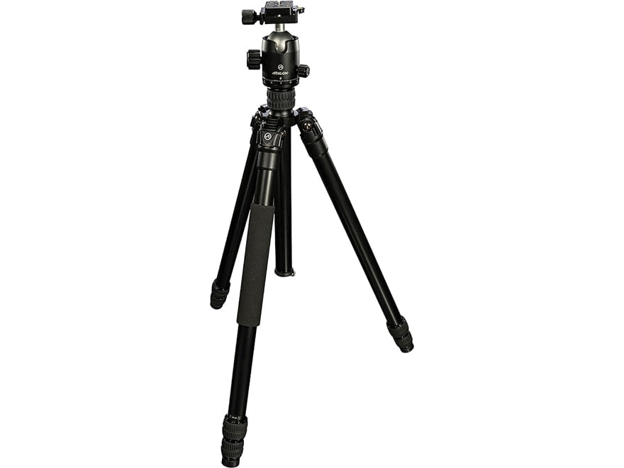 Athlon Optics Midas AL28 - Aluminum Tripod (28mm tube) , Ball Head (36mm) , Soft sided carrying case , Accessories