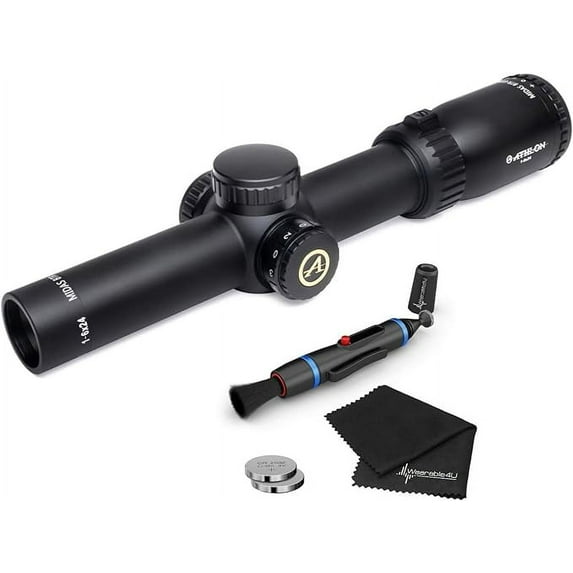 Athlon Optics Midas BTR 30mm Riflescope with Battery and Cleaning Pen and Cloth