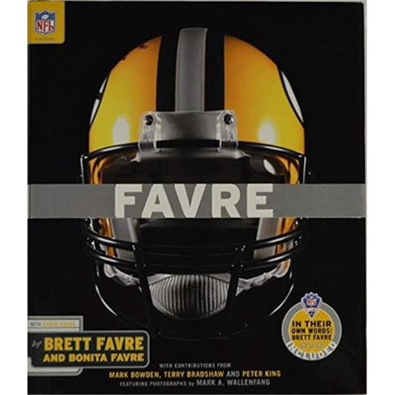 Athlon Sports CTBL-022133 Green Bay Packers Favre - for the Record by Brett Favre & Bonita Favre Hardcover Book & DVD