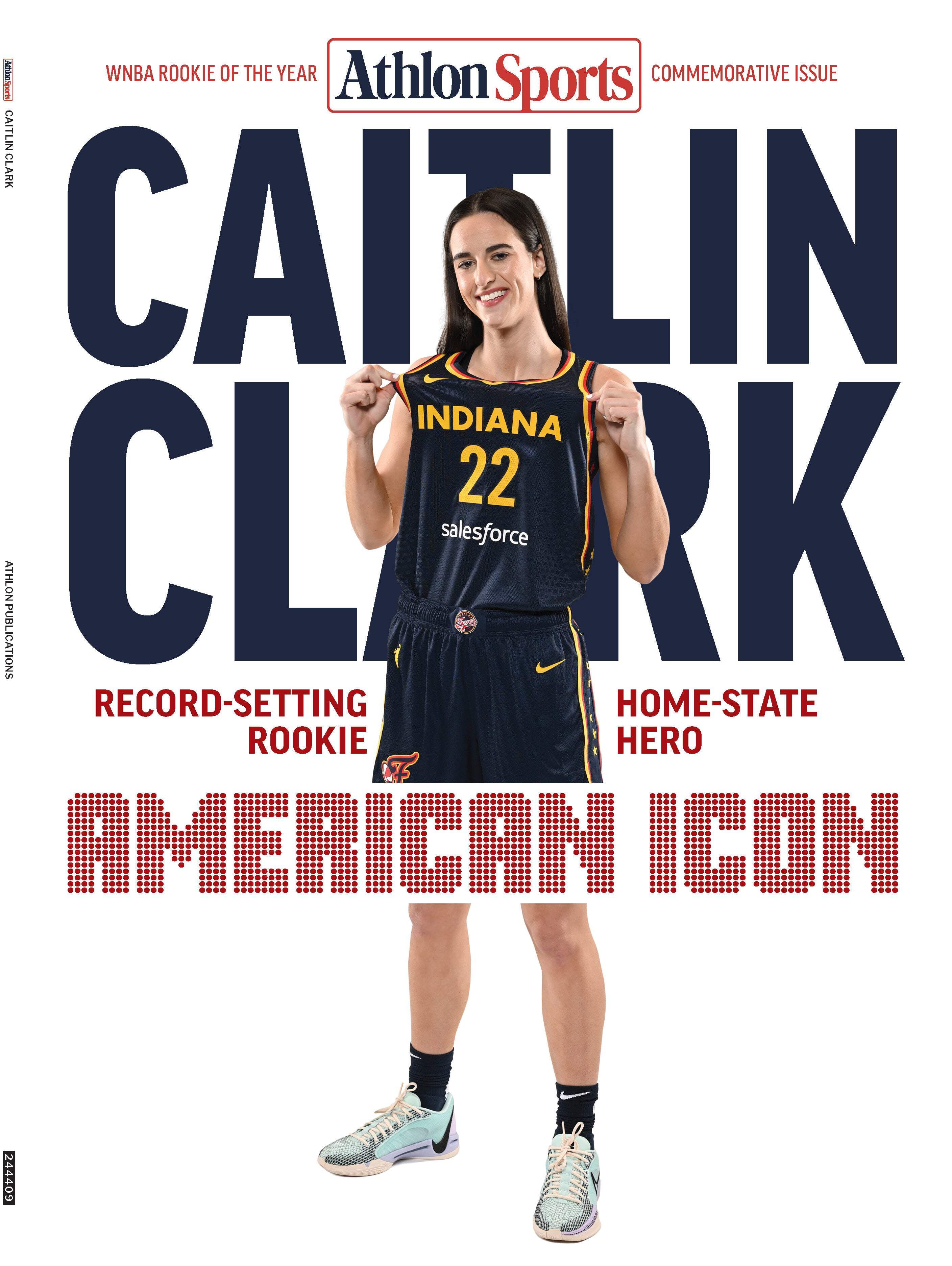 Athlon Sports Caitlin Clark WNBA Rookie Of The Year Commemorative Issue, Iowa Hawkeyes To
