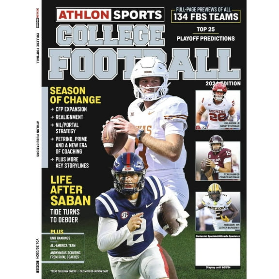 Athlon Sports College Football Preview Poster