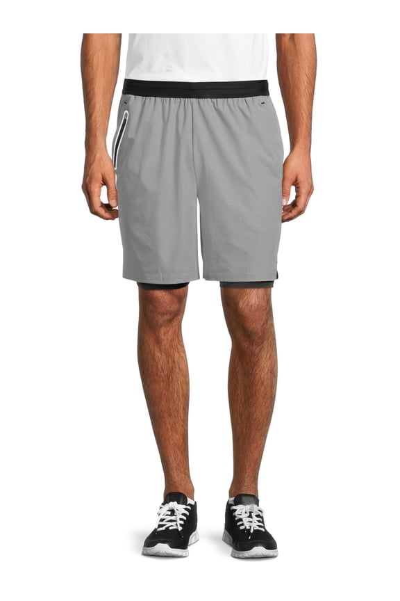Men's 2-in-1 Performance Stretch Woven Short with Mesh Liner