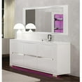 thumbnail image 1 of Athome USA EDDWHB301 White Lacquer Elegance Diamond 3 Door Buffet without Light, 1 of 1
