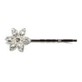 thumbnail image 1 of Athra Women's Flower Hair Pin, Metal \ Clear Crystal,OS - US, 1 of 1