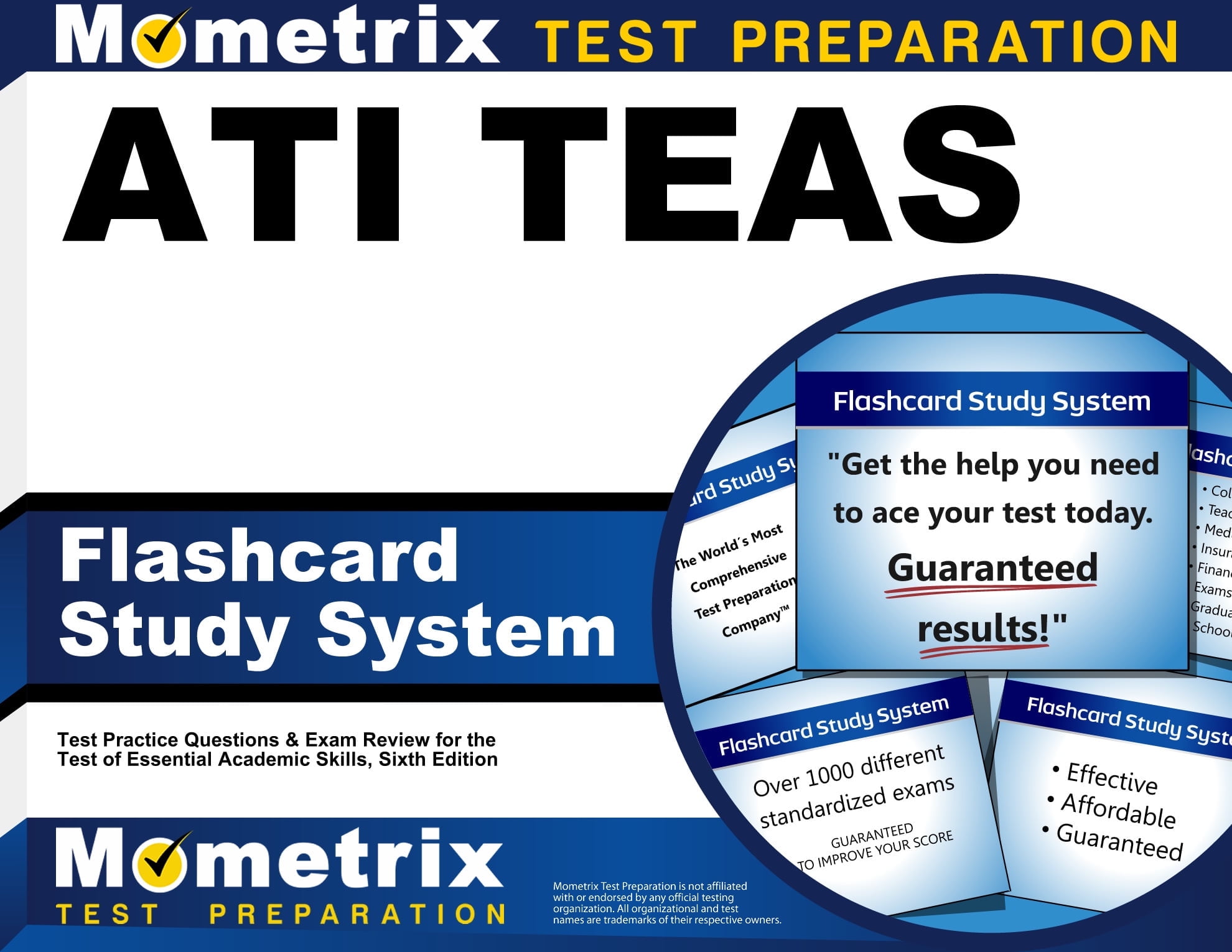 Ati Teas Flashcard Study System : Teas 6 Test Practice Questions & Exam Review for the Test of Essential Academic Skills, Sixth Edition (Cards)