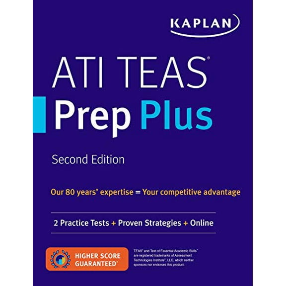 Pre-Owned Kaplan Test Prep: ATI TEAS Prep Plus : 2 Practice Tests + Proven Strategies + Online (Paperback)