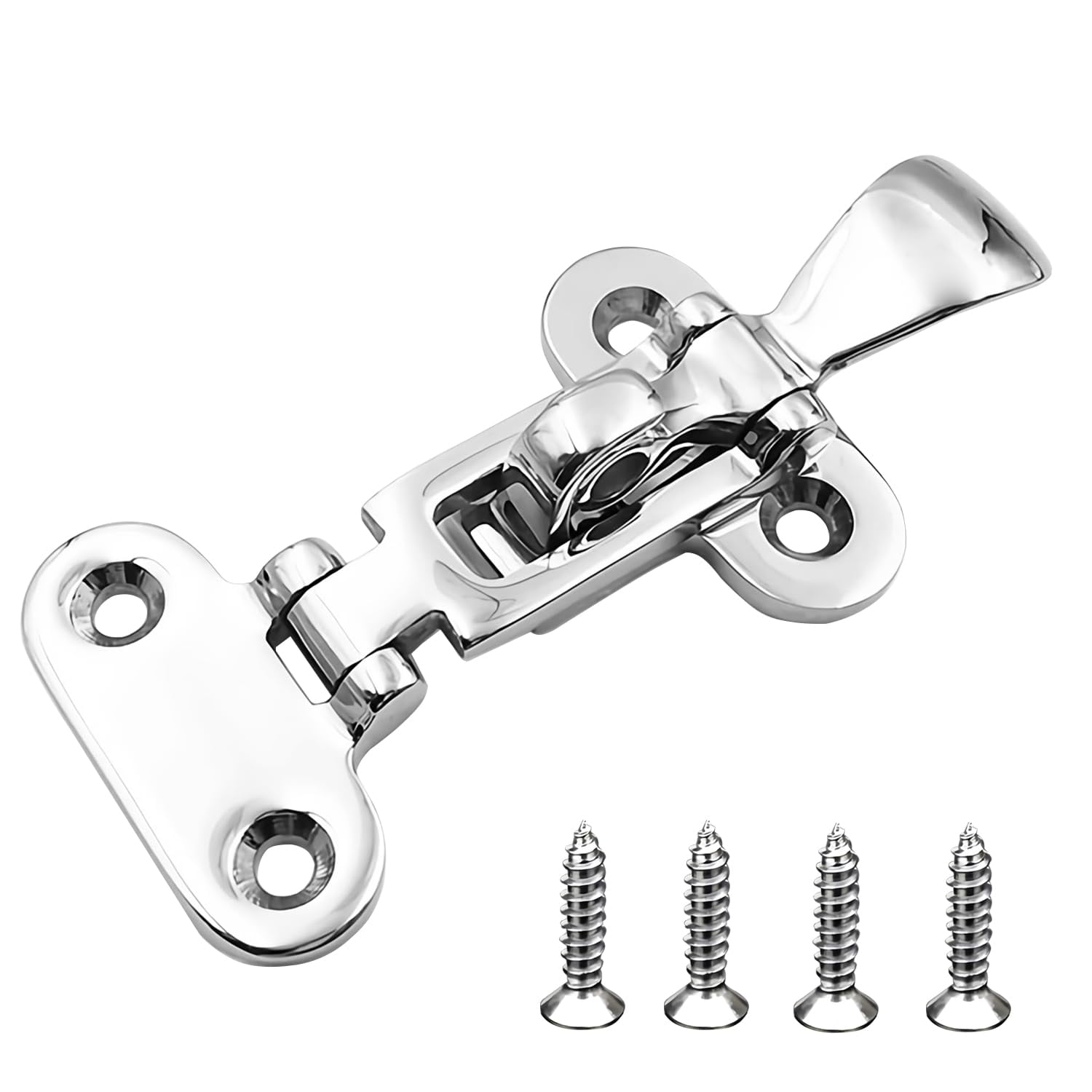 Atibin Heavy Steel Marine Latch Lockable Stainless Boat Lockable Latch ...