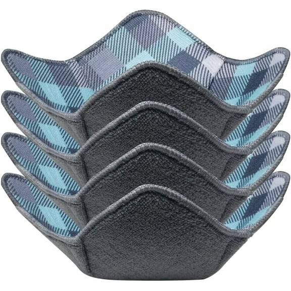 Aticca Microwave Bowl Holders for Hot Food Set of 4 Cozy Hot Pads for Bouillon Cups Multipurpose Hot Heat Proof Plate Holder