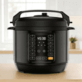 thumbnail image 1 of Atilioo 6QT Electric Pressure Cooker, 16-in-1 Multi Cooker, Stainless Steel Non-Stick Pot, Yogurt Maker, Rice Cooker, Slow, Sauté Steamer with Recipe, Black, 1 of 9