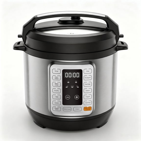 Atilioo 6QT Electric Pressure Cooker, 16-in-1 Multi Cooker, Stainless Steel Non-Stick Pot, Yogurt Maker, Rice Cooker, Slow, Sauté Steamer with Recipe, Silver