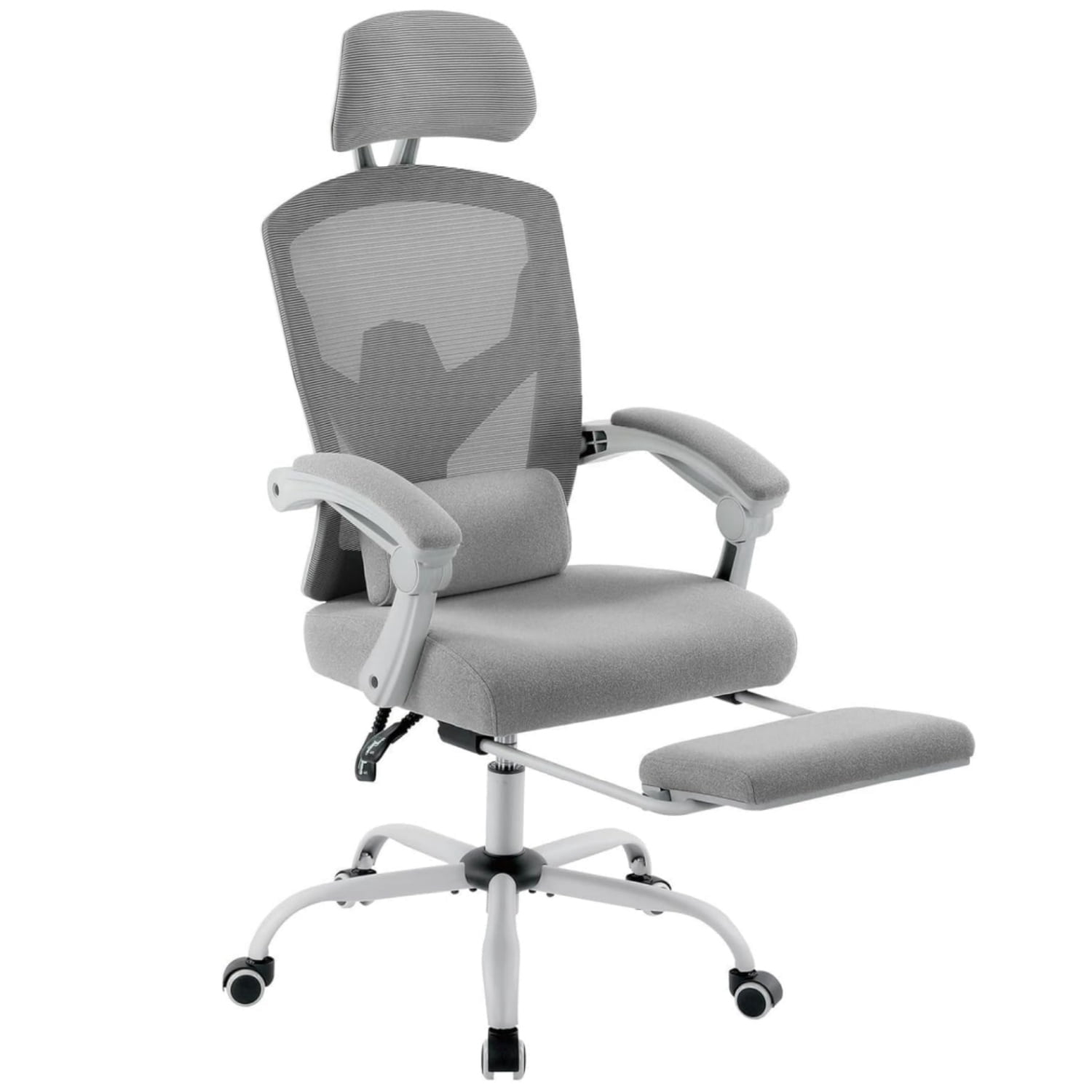 Atilioo Executive Office Chair with Footrest, High-Back Ergonomic Mesh ...