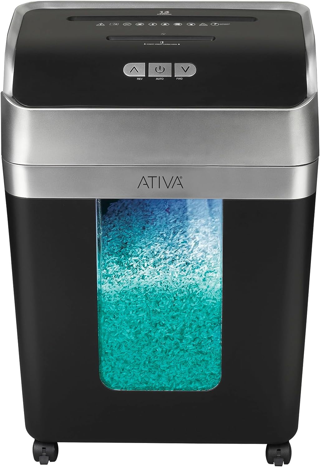 Ativa 14-Sheet Super Micro-Cut Shredder, A14SMC19