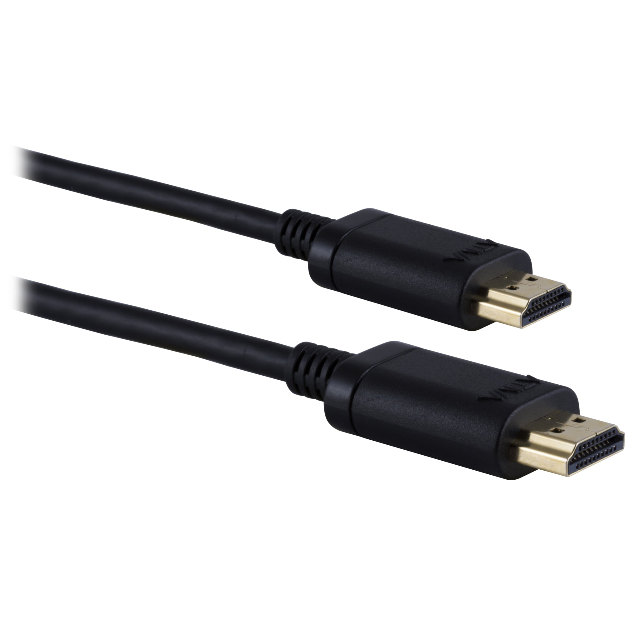 Black 4' HDMI Cable with Ethernet and Gold Connectors