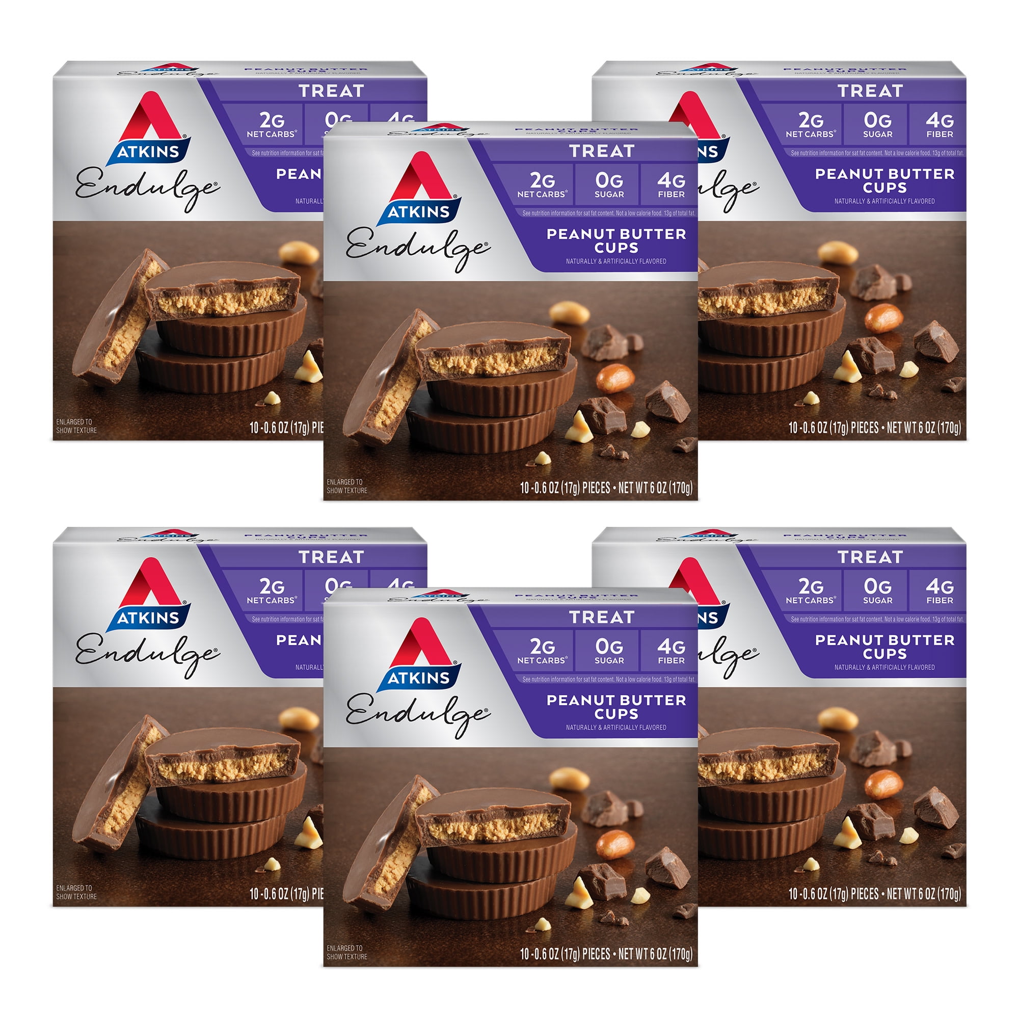 Atkins Endulge Peanut Butter Cups, Dessert Favorite, Low Carb, Low