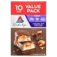 thumbnail image 1 of Atkins Endulge Treats, Caramel Nut Chew Bars, Low Sugar Snacks, Dessert Bars, Good Source of Fiber, 10 Count (Value Pack), 1 of 10