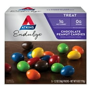 Atkins Endulge Treats, Chocolate Peanut Candies, Zero Sugar Snacks, Sugar Free Chocolate, Low Sugar Snacks, 5 Count