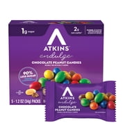 Atkins Endulge Treats, Chocolate Peanut Candies, Zero Sugar Snacks, Sugar Free Chocolate, Low Sugar Snacks, 5 Count