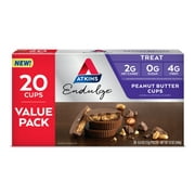 Atkins Endulge Treats, Peanut Butter Cups, Sugar Free Candy, Keto Desserts, Low Sugar Treats, 20 Count 10ct Value Pack