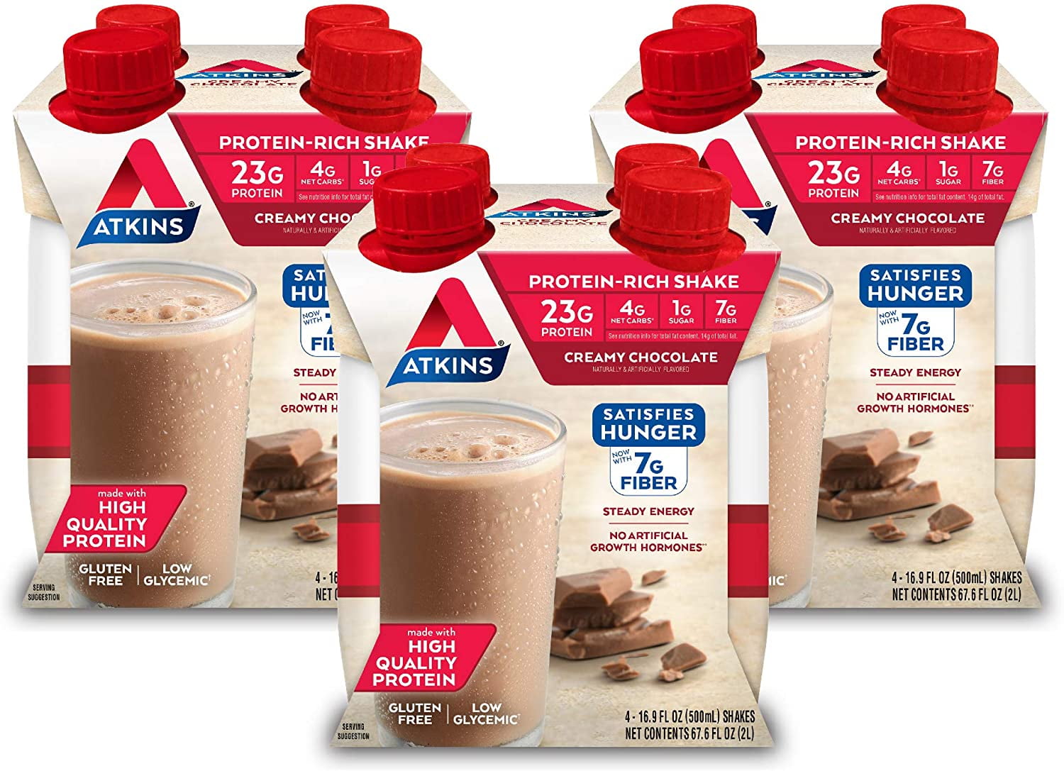 Atkins Meal Size ProteinRich Shake, Creamy Chocolate, Keto Friendly