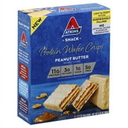Atkins Peanut Butter Protein Wafer Crisp, 1.27 oz, 5-pack (Snack Bar)