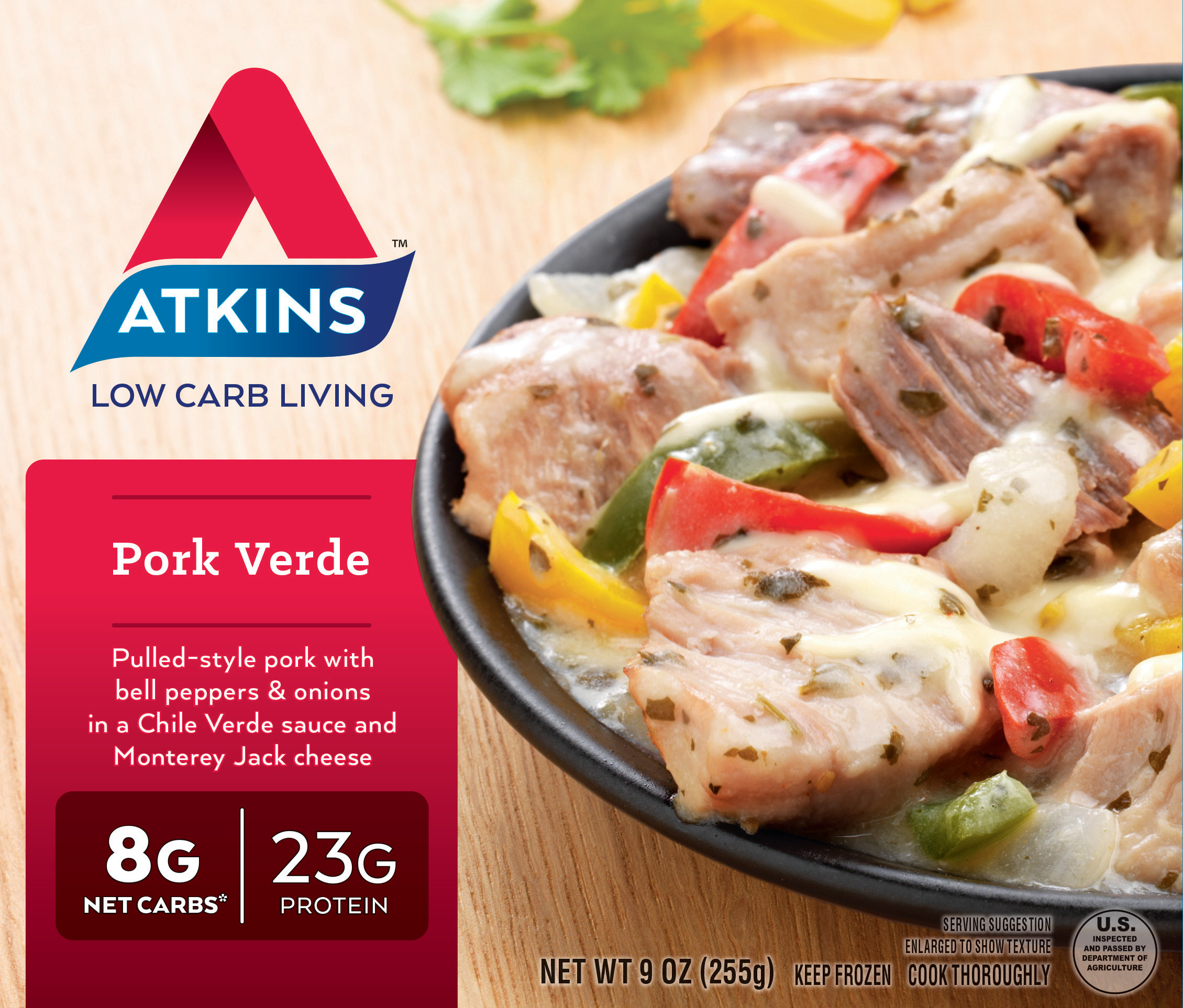 Atkins Pork Verde 9.0 ONZ (Frozen) - image 1 of 4