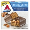 thumbnail image 1 of Atkins Snack Bar, High Protein, Low Carb, Chocolate Caramel Pretzel, 5 Ct, 1 of 11