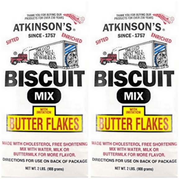 Atkinson's Butter Flake Biscuit Mix 2 - 2 lb. Bags