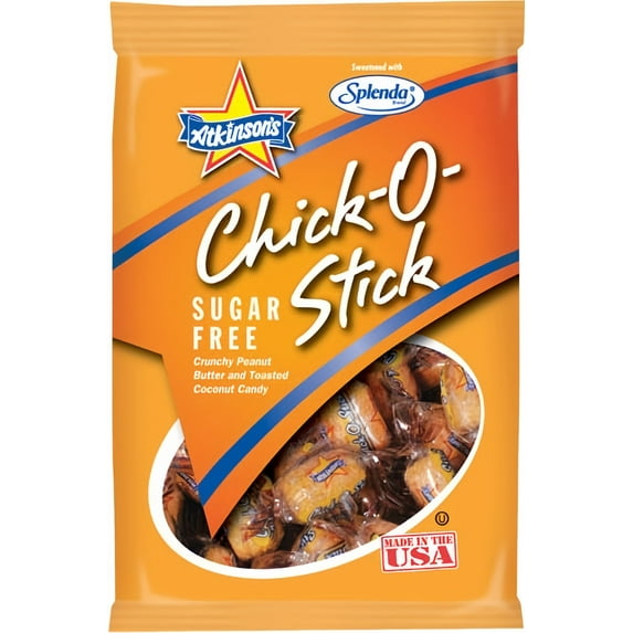 Atkinson's Chick-O-Stick Candy Sugar Free 3.75 oz (Pack of 72)