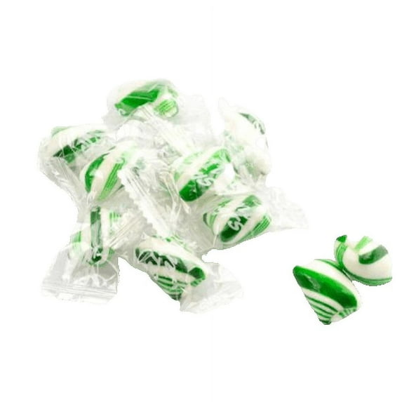 Atkinson's Green & White Wintergreen Twists 3 lb. Buk Bag