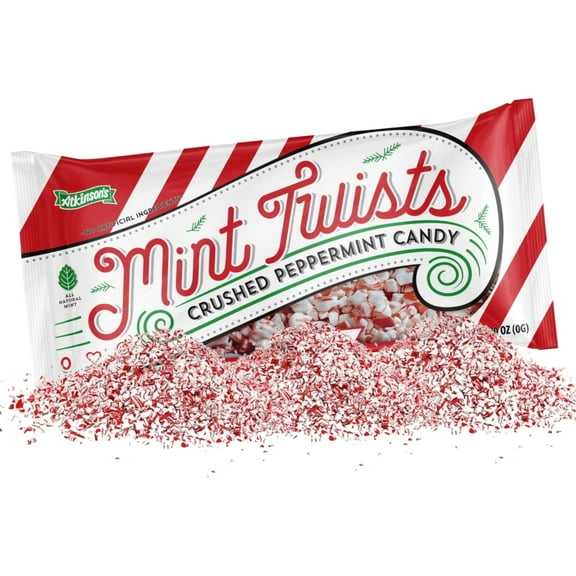 Atkinson's Mint Twists Crushed Peppermint Candy (1 Bag 8 oz)RDC26