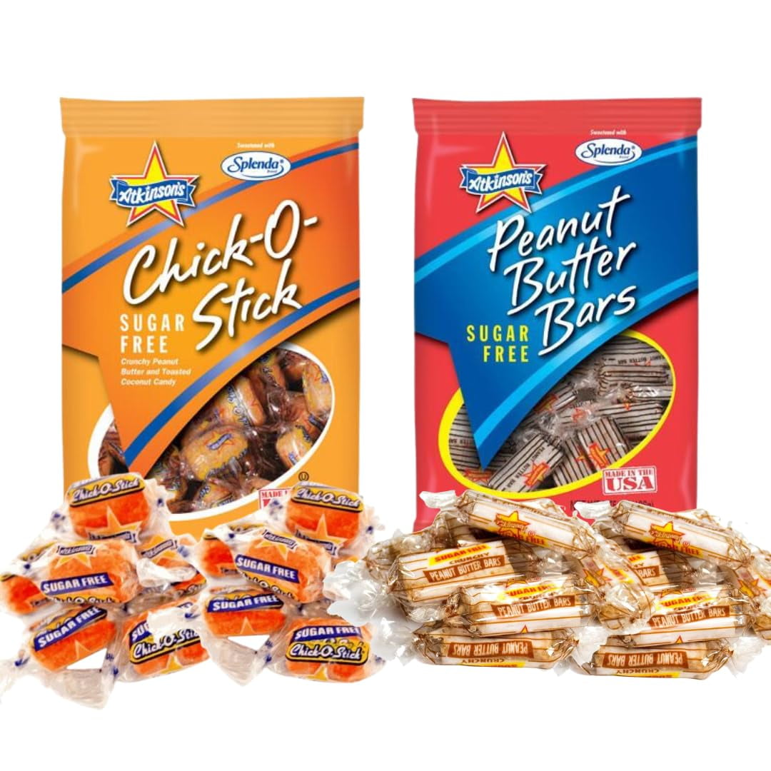 Atkinson's Sugar Free Classics, Chick-O-Stick Nuggets & Peanut Butter ...