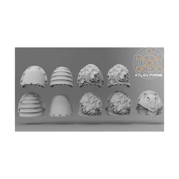 Atlan Forge Asgardian Crash Captain Pauldron Pack New