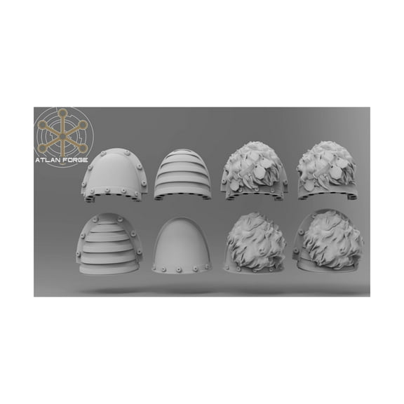 Atlan Forge Asgardian Mounted Captain Pauldron Pack New