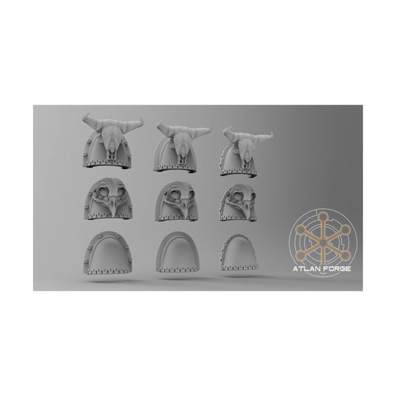 Atlan Forge Minoan Priest Pauldron Pack New