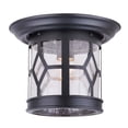 thumbnail image 1 of IOL207BK Canarm Inc Atlanta - 1 Light Outdoor Flush Mount-7.5 Inches Tall and 10 Inches Wide, 1 of 3