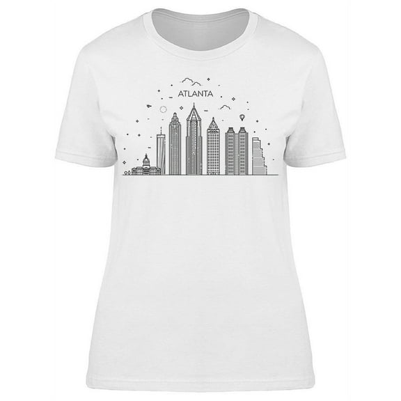 Atlanta Architecture T-Shirt Women -Image by Shutterstock, Female Small