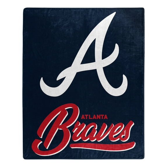 The Northwest Group Atlanta Braves 50" x 60" Signature Raschel Plush Throw Blanket